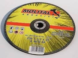 DISCO TAGLIO ACCIAIO mm 115x1,0 MOLITAL