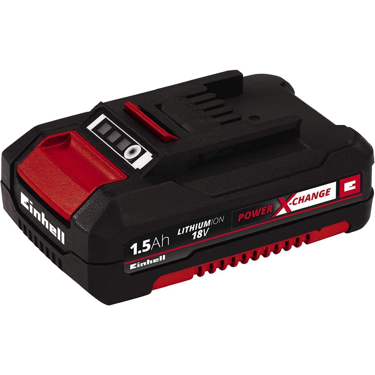 Einhell TE-HD 18 Li Kit Tassellatore, 18 V, Nero, Rosso, Con Batteria Da 1,5Ah e Caricabatteria