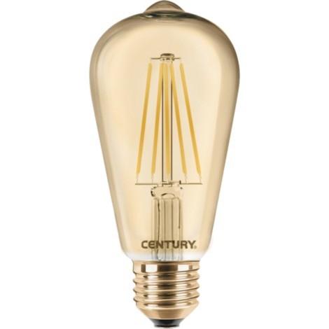 Lampada  epoca led fil 8w-e27 -2200k- 630lm century