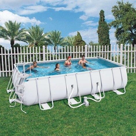 Piscina c/telaio complet.  cm. 671x366x132h 56471