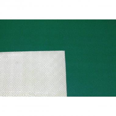 TOVAGLIATO  OCTAGONE STAMPATO h140 BIANCO-VERDE
