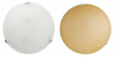 Plafoniera vetro/met.'splash'cm.30x10 (2col)