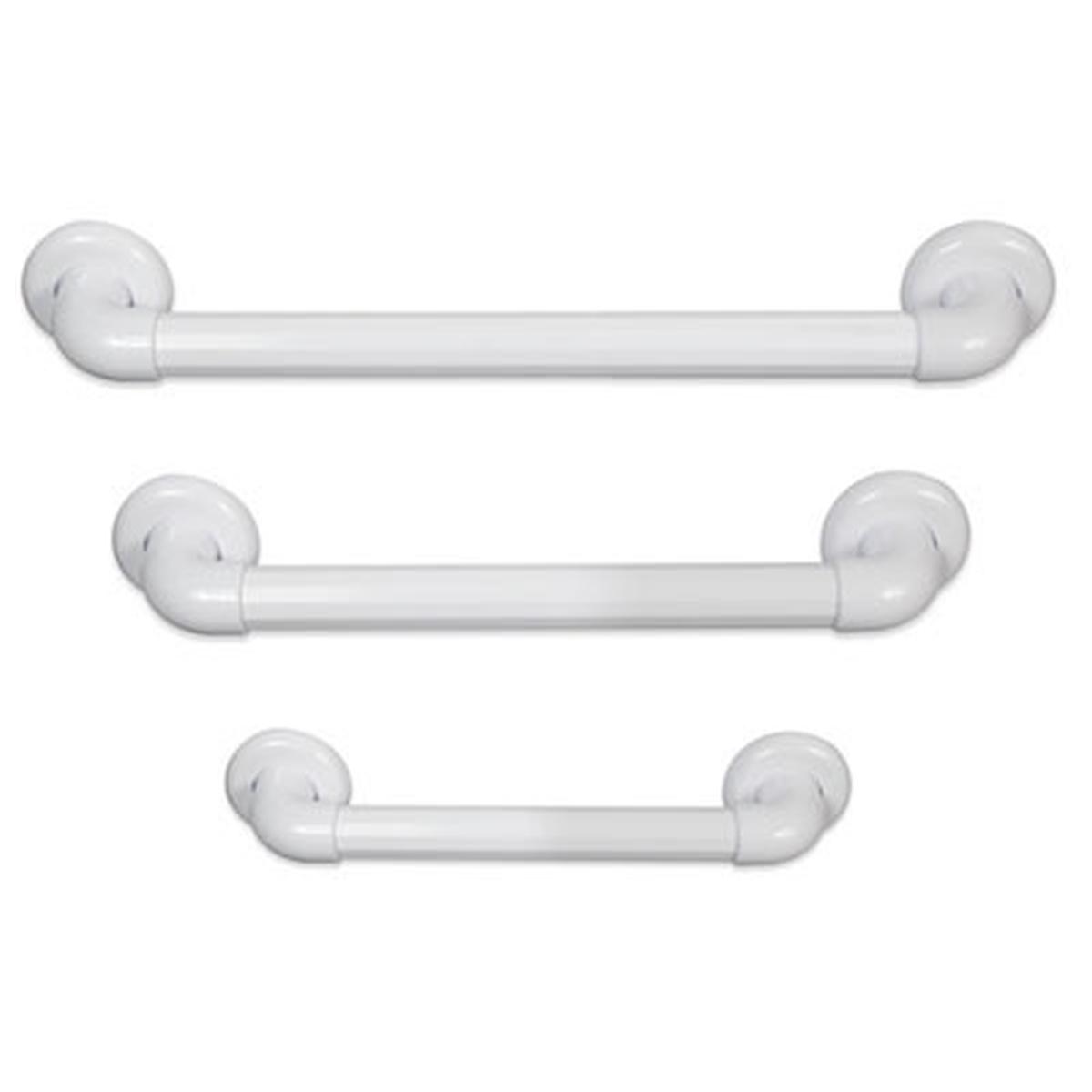 Maniglia appoggio da bagno cm.45 pvc bianco - port. max 120kg