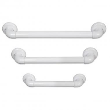 Maniglia appoggio da bagno cm.45 pvc bianco - port. max 120kg