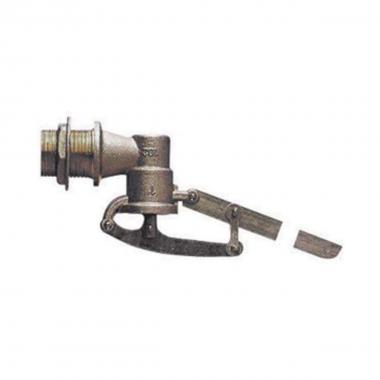 Galleggiante in ottone senza sfera a 5 coppiglie asta piatta - 3/4