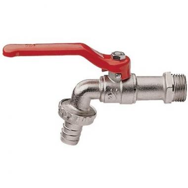 Rubinetto a sfera c/portagomma  3/4