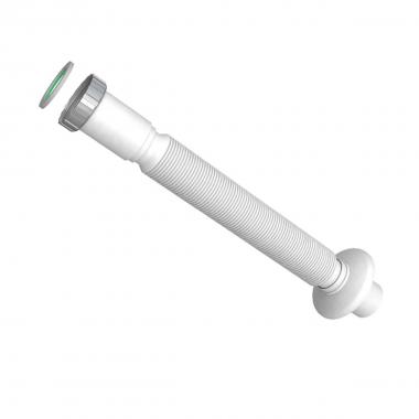 TUBO ALLUNGABILE CON GHIERA IN OTTONE E ROSONE 1"1/4 X 32