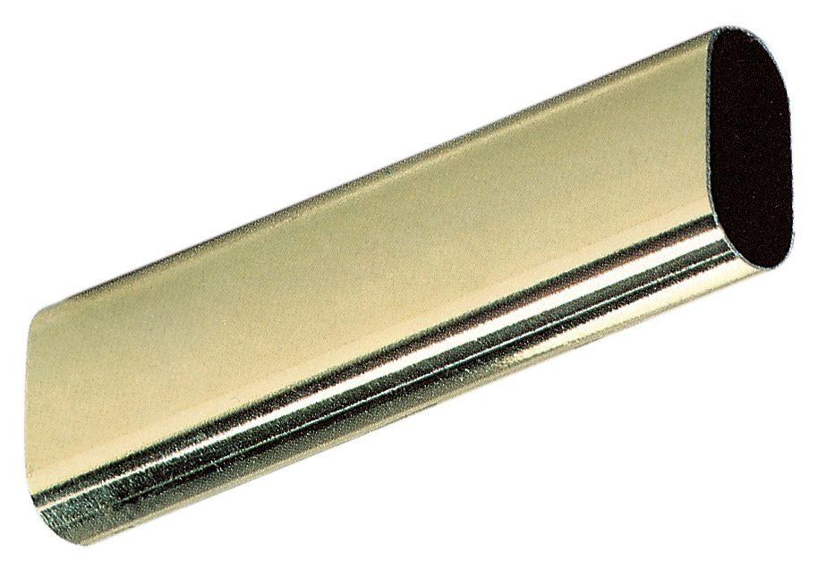 TUBO ARMADIO OVALE mm15x30 Mt.3 CROMATO