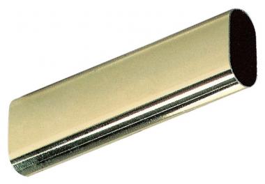 TUBO ARMADIO OVALE mm15x30 Mt.3 CROMATO