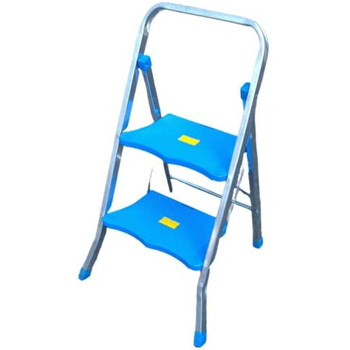 Sgabello in alluminio 2 gradini sicos