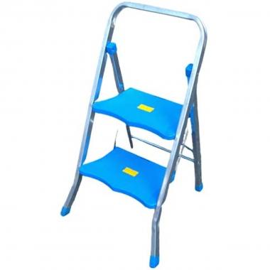 Sgabello in alluminio 2 gradini sicos